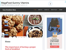 Tablet Screenshot of easybreakfastideas.org